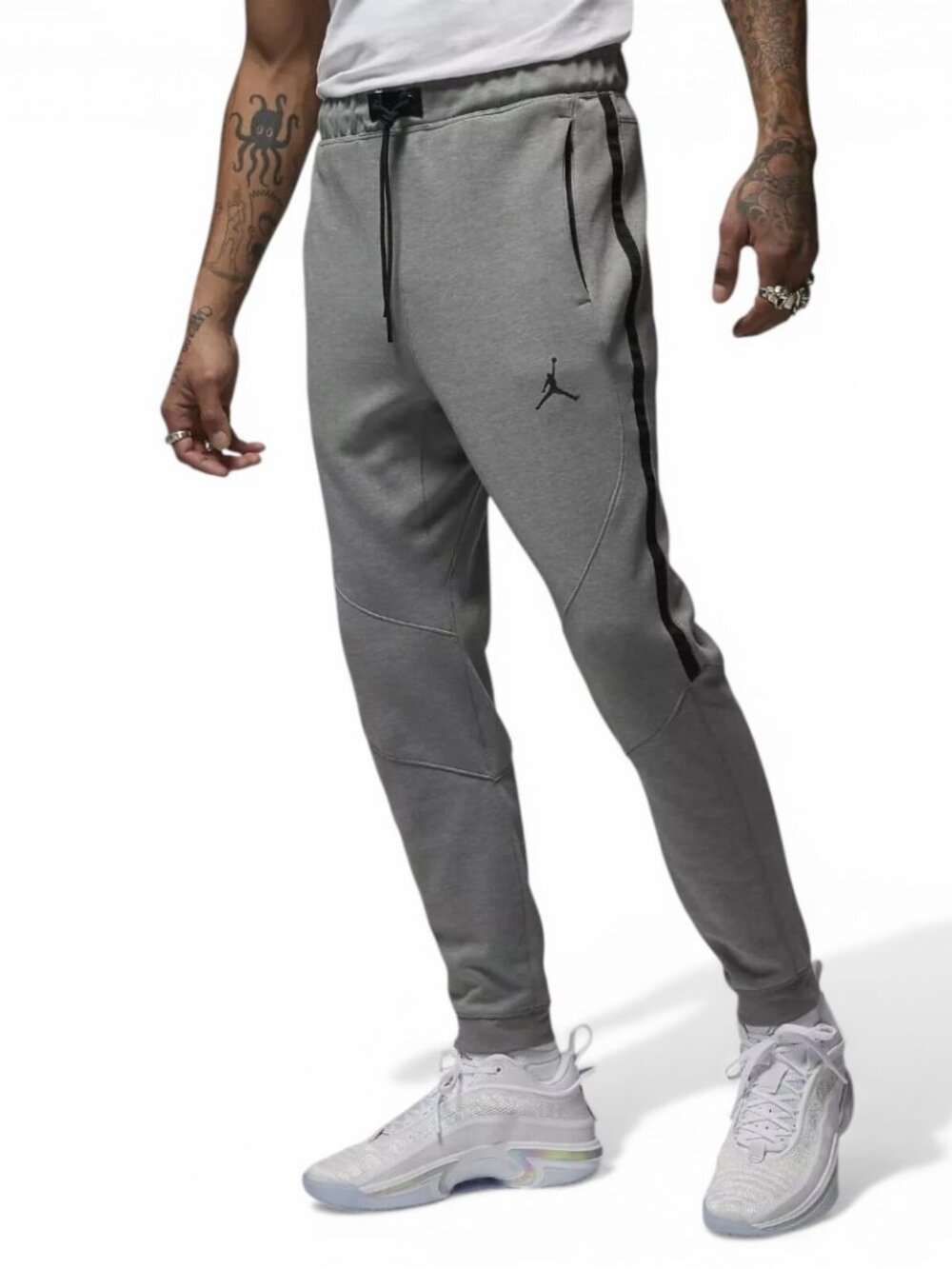 Nike Air Jordan Crossover Dri-FIT Joggers Gray Men's Size 2XL Jumpman Pants NWT